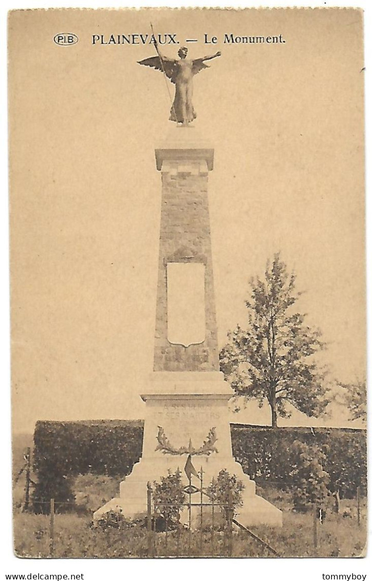 CPA Plainevaux, Le Monument - Neupré