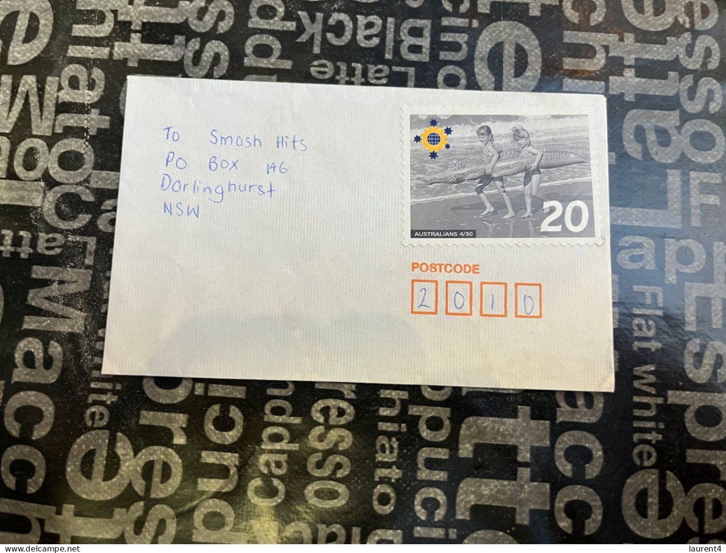 13-1-2024 (1 X 8) 1 Letter Posted Within Australia - Illegally Posted With A Label (not A Stamp) Not Dedected / Postmark - Brieven En Documenten