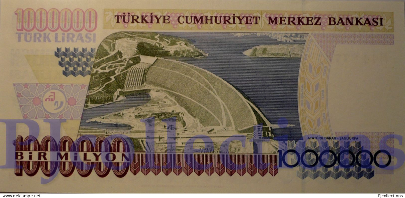 TURKEY 1.000.000 LIRA 1995 PICK 209 UNC - Türkei