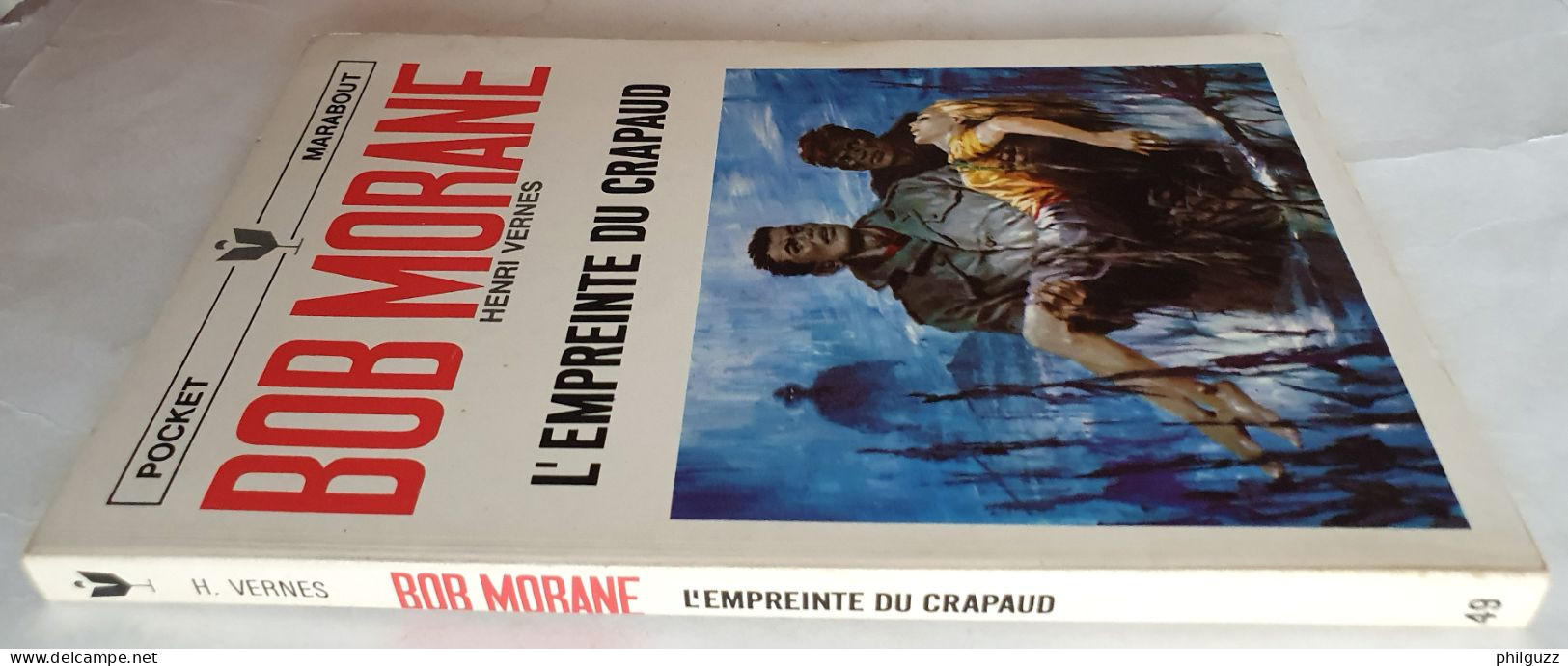 Livre Pocket Marabout 49 Bob Morane L'empreinte Du Crapaud 1968 Joubert Lievens - Avontuur