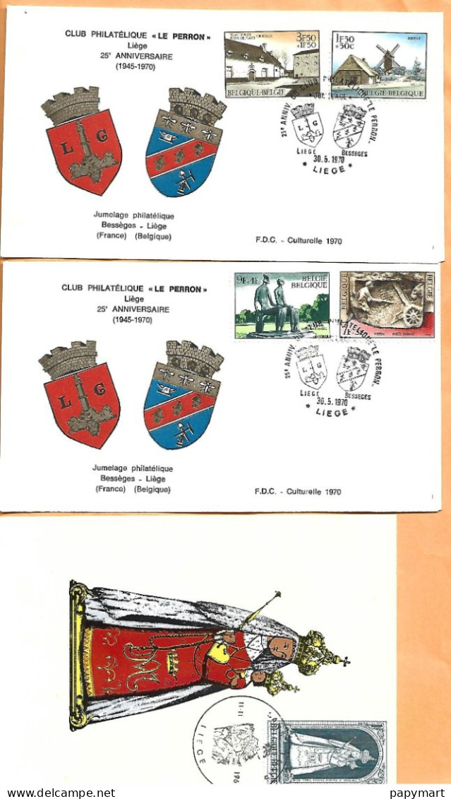 Belgique - Lot 7 FDC.divers. Voir Scans - Non Classés