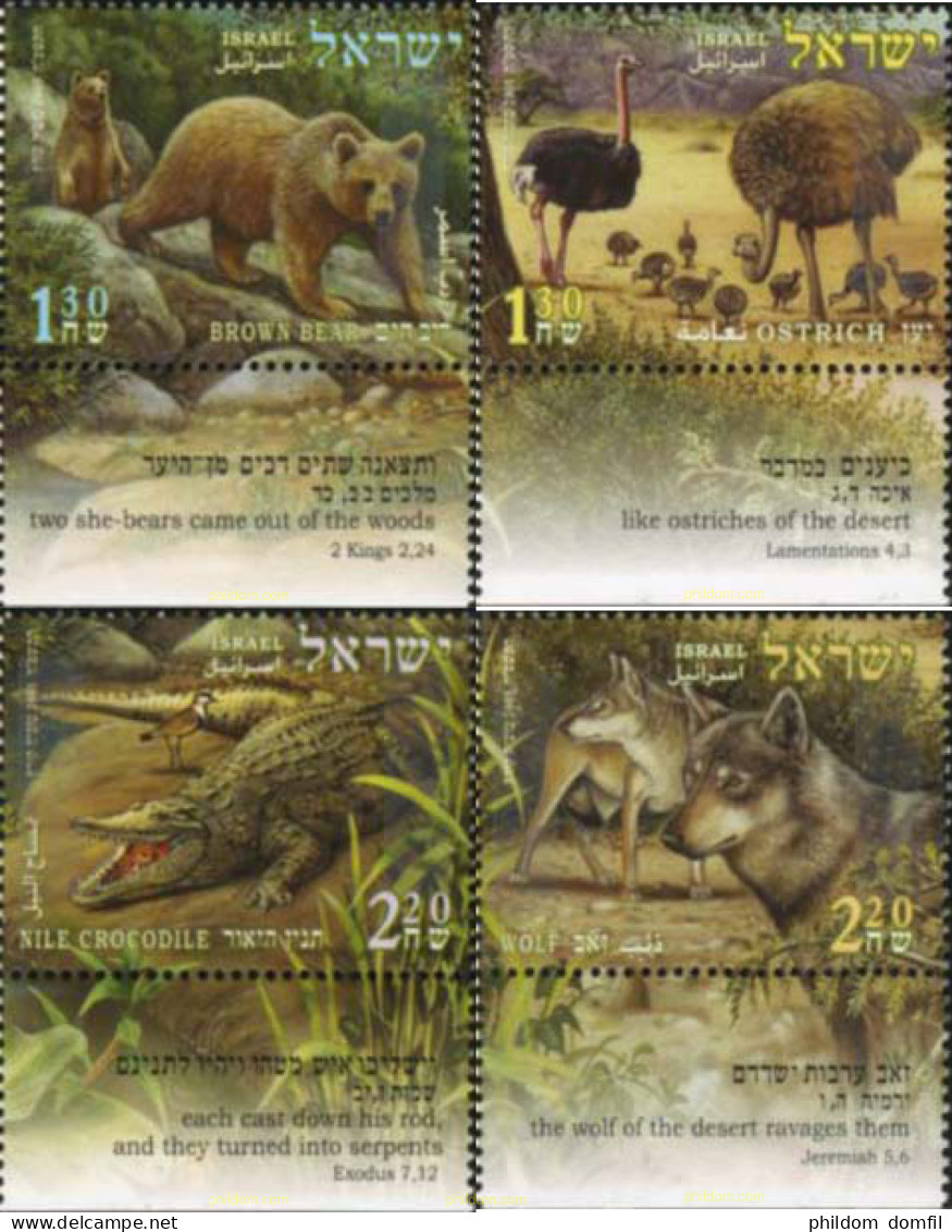 328749 MNH ISRAEL 2005 ANIMALES DE LA BIBLIA - Unused Stamps (without Tabs)