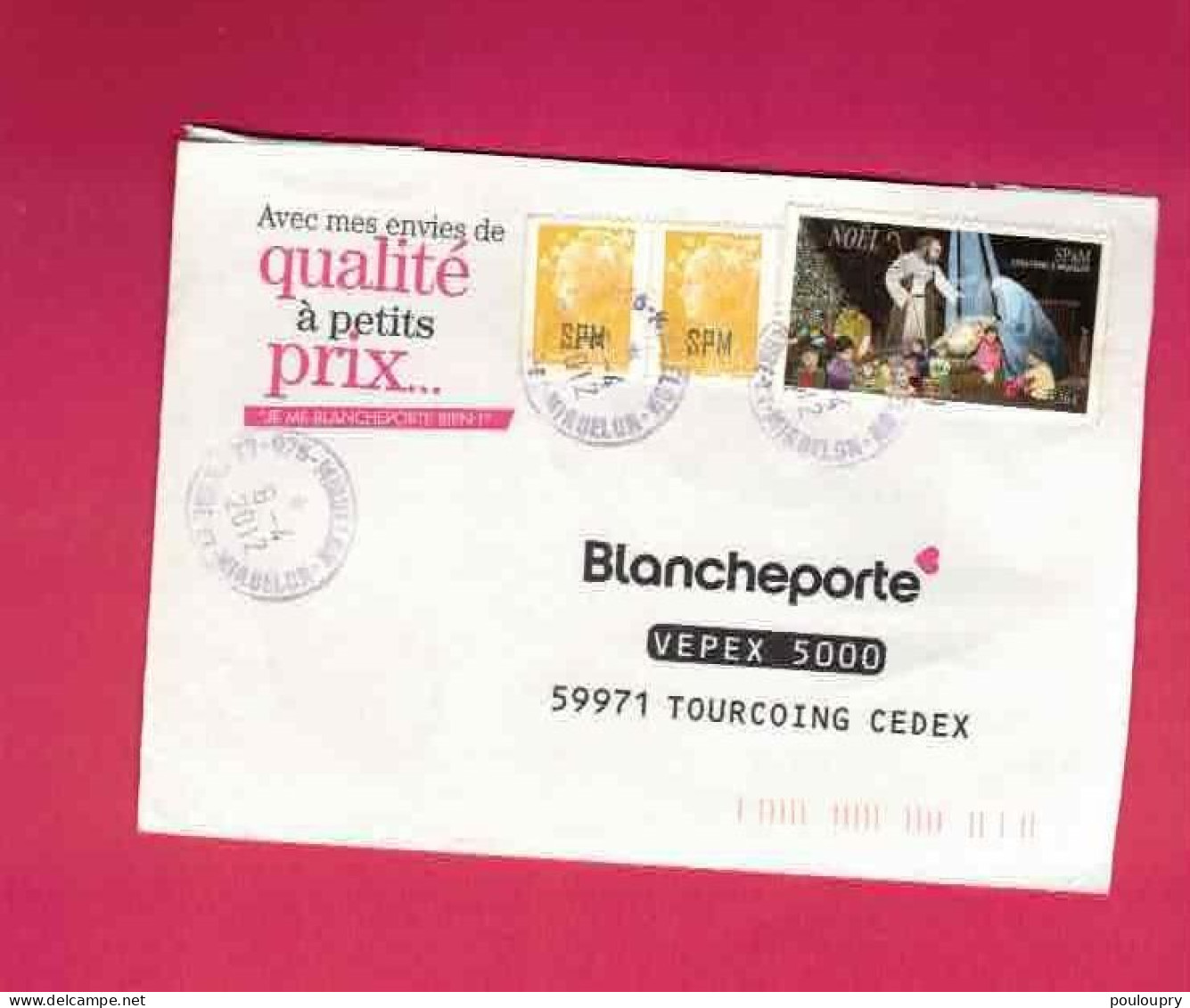 Lettre De 2012 Pour La France - YT N° 932 En Paire Et 965 - Covers & Documents