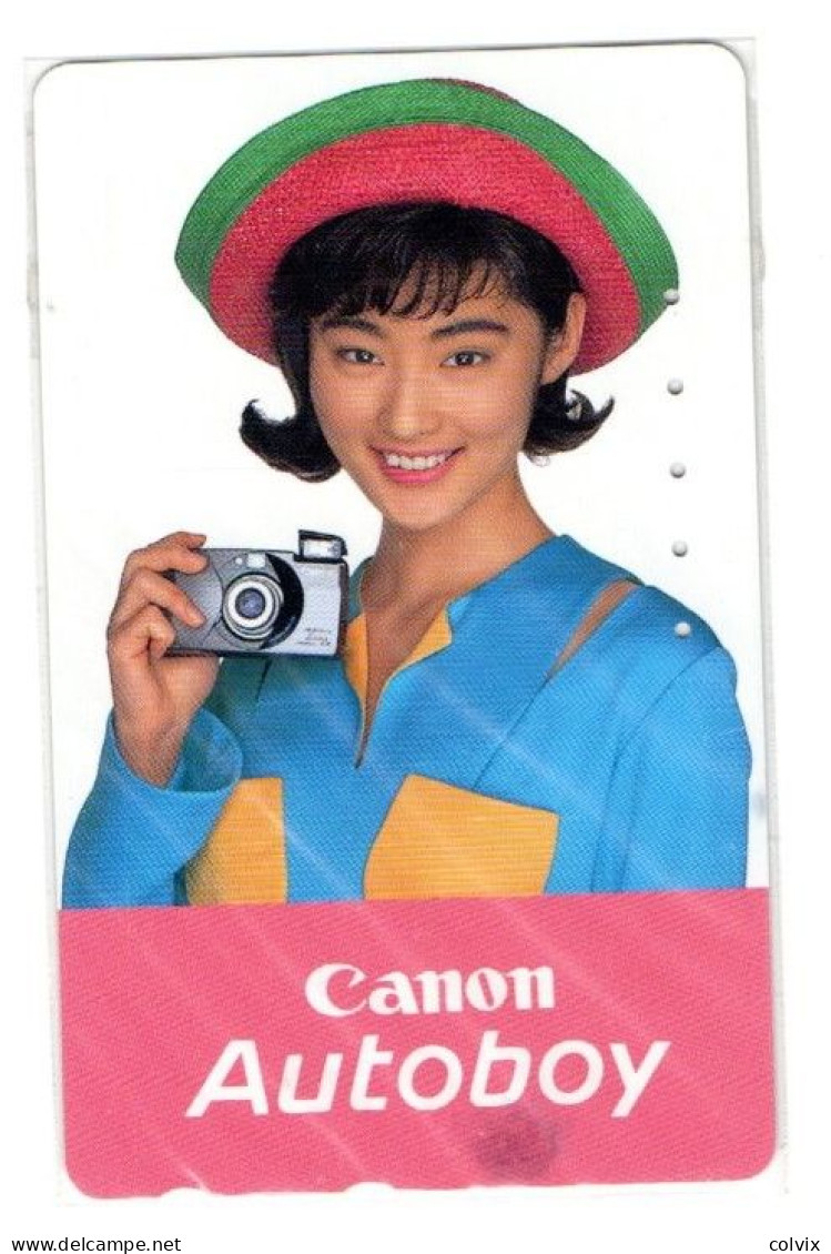 TELECARTE JAPON CANON PHOTO FEMME - Pubblicitari