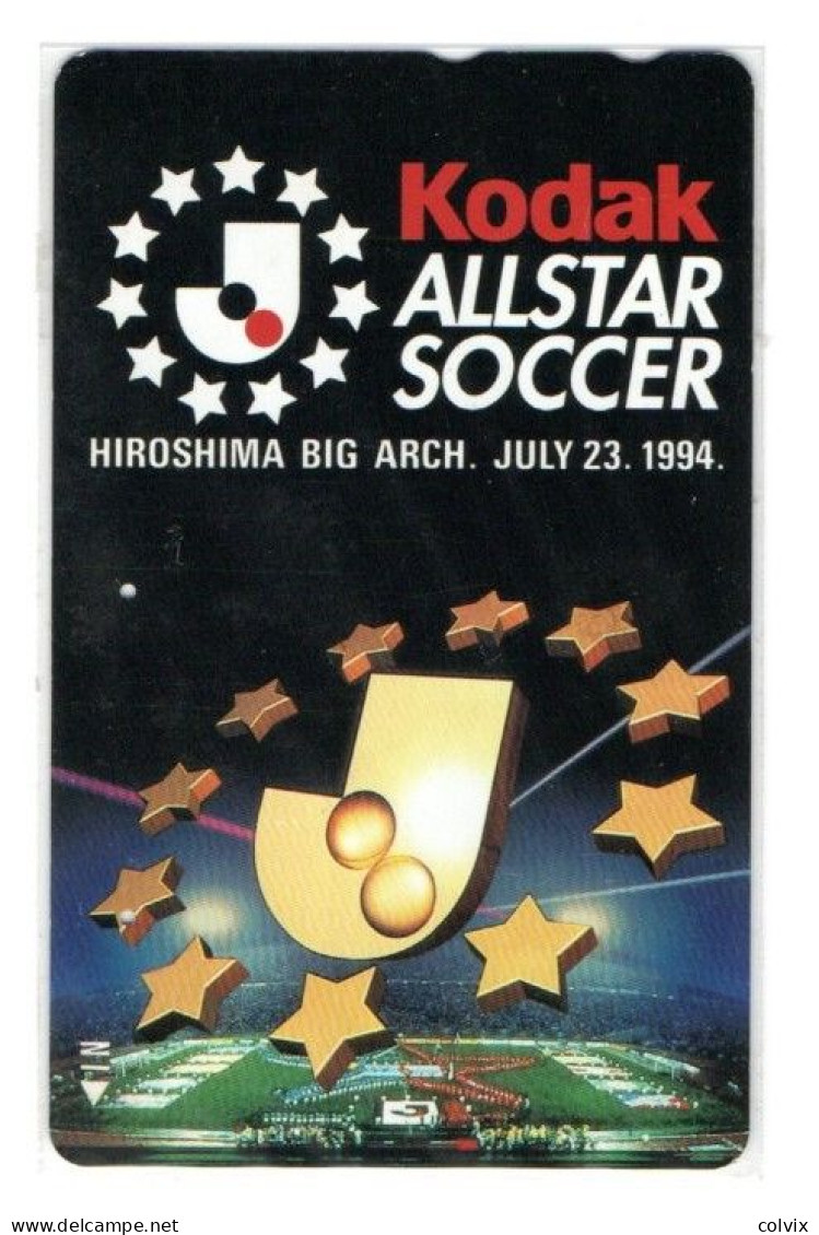 TELECARTE JAPON KODAK ALLSTAR SOCCER 1994 - Reclame