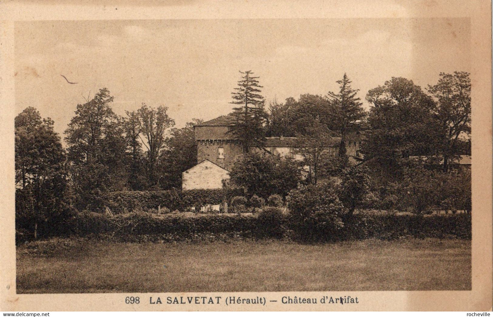 34-LA SALVETAT - Château D'Arifat-Cpa - La Salvetat
