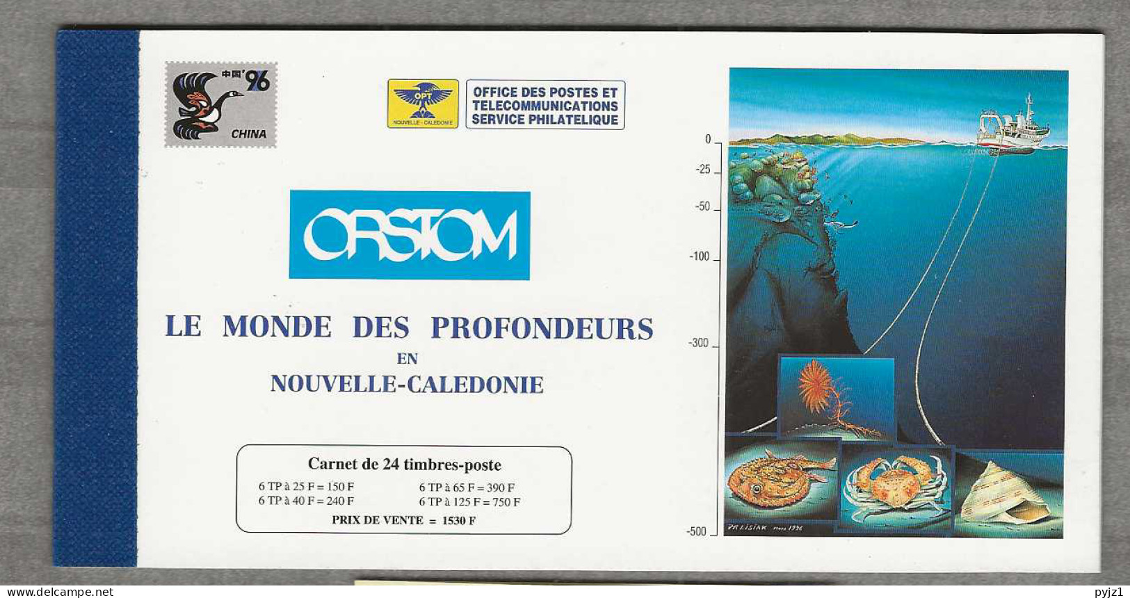 1996 MNH Nouvelle Caledonie Mi 1066-69 Booklet Postfris** - Postzegelboekjes