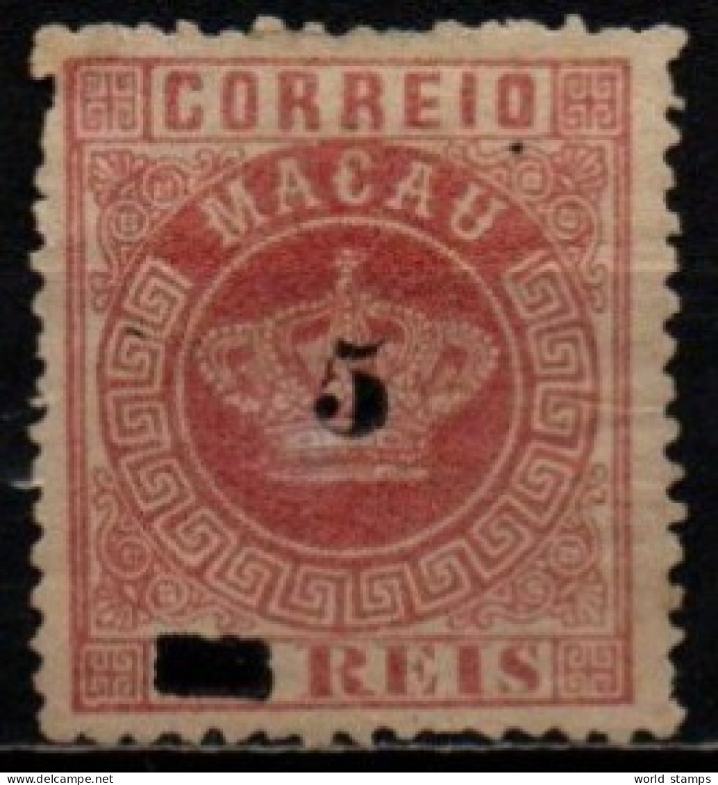 MACAO 1887 SANS GOMME DEFECTEUX - Unused Stamps