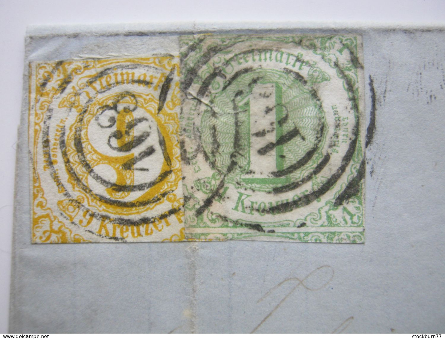 Thurn Und Taxis , 1861 , WORMS , Klarer  Stempel Auf Brief Nach Manchester - Briefe U. Dokumente