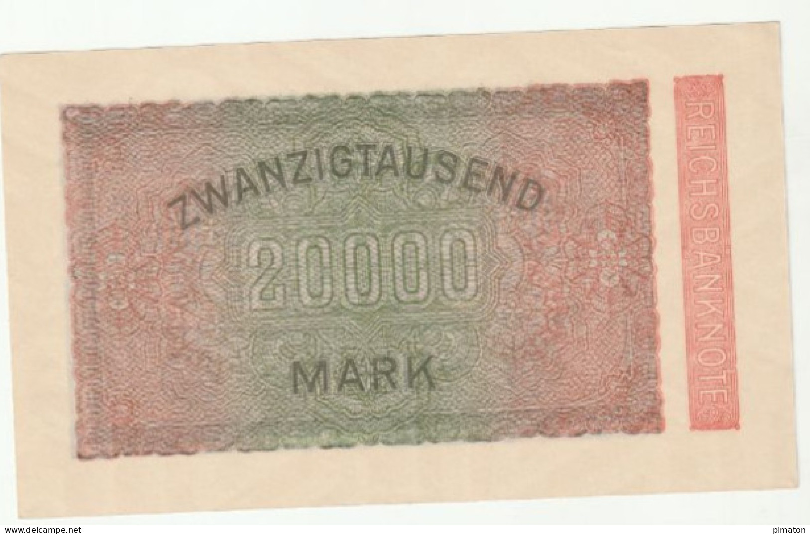 Billet Allemand De 20000 Mark - 20000 Mark