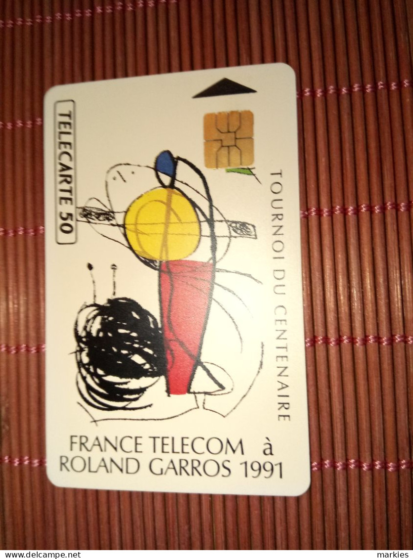 ROLAND GARROS PHONECARD USED Rare - 1991