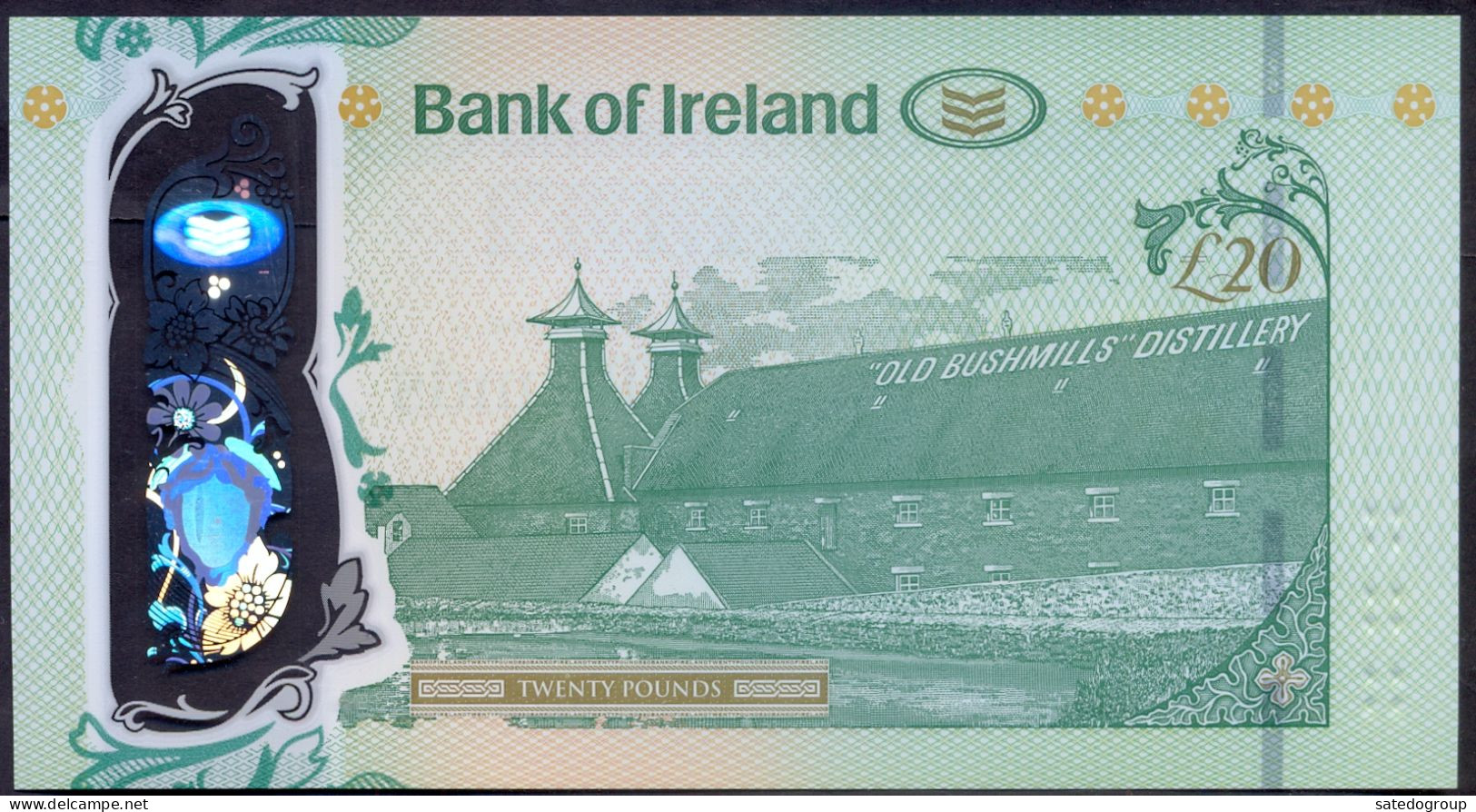 Northern Ireland 20 Pounds 2017 UNC P- W92 < Bank Of Ireland > Polymer - 20 Pounds