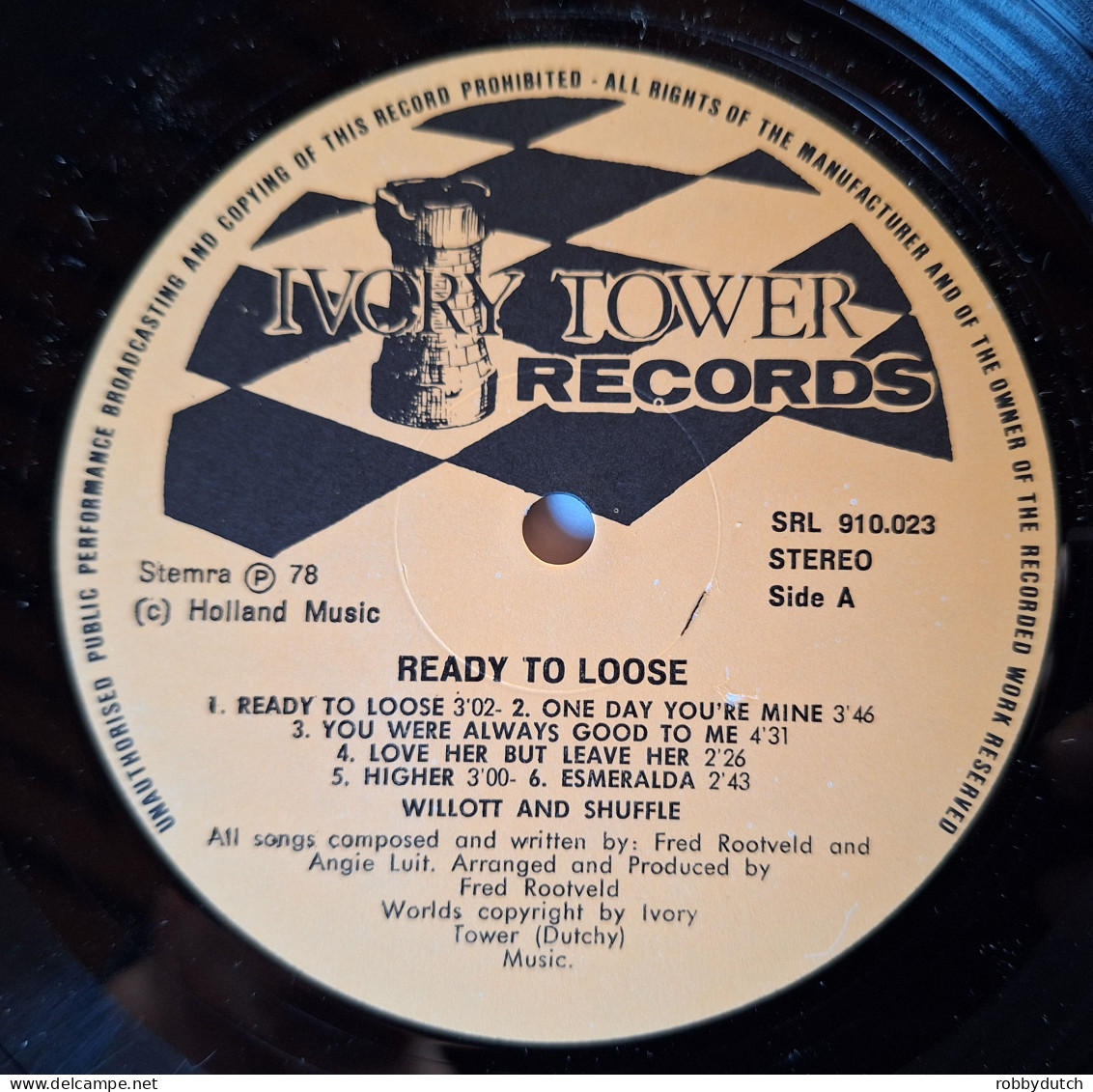 * LP *  WILLOTT AND SHUFFLE - READY TO LOOSE (Holland 1978 EX) - Disco & Pop