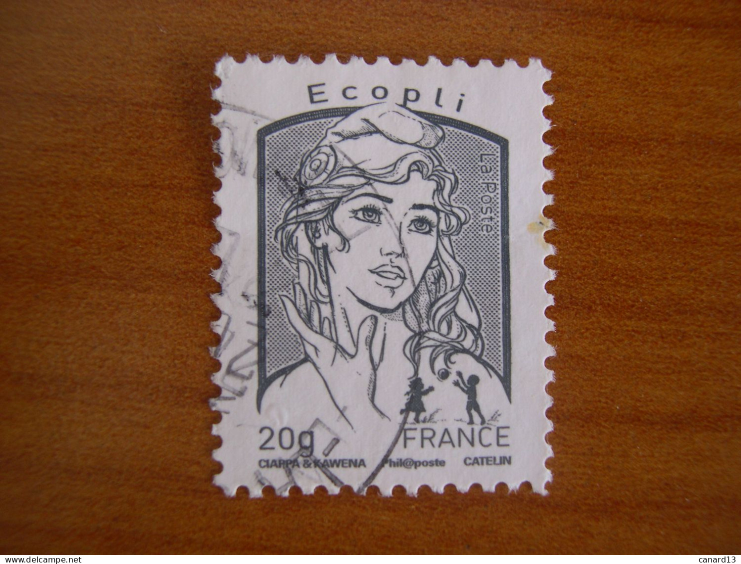 France Obl   Marianne N° 4766 Cachet Rond Noir - 2013-2018 Marianne Van Ciappa-Kawena