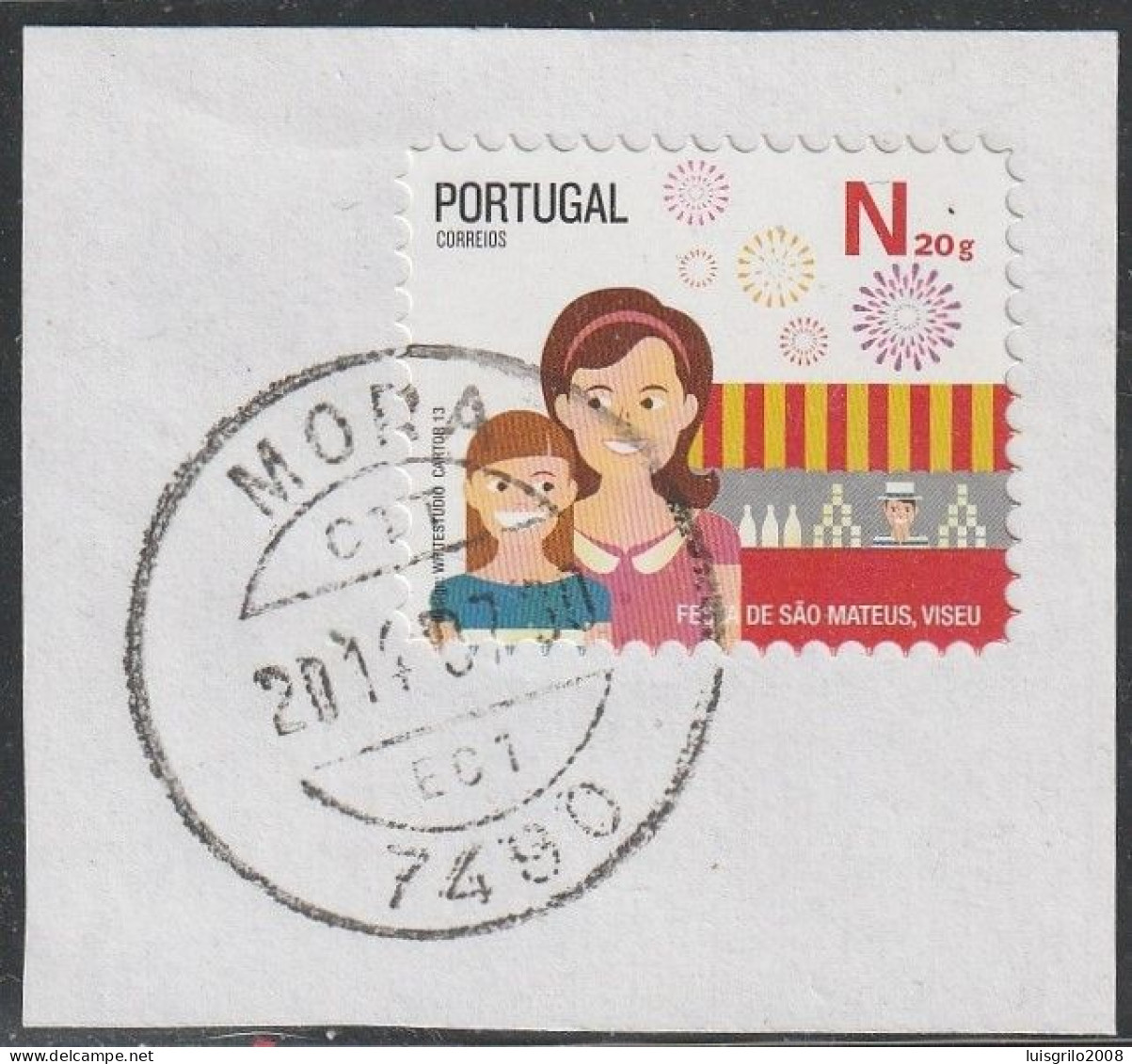 Fragment - Postmark MORA. 2014 -|- Mundifil Nº 4359 - Usado