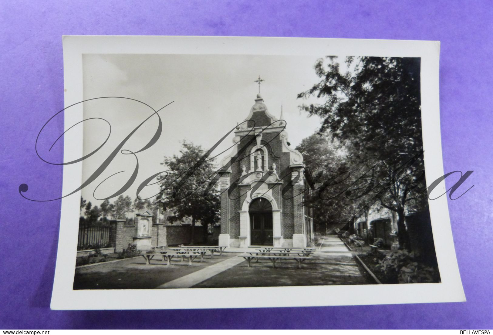 Zottegem Heldenlaan Kapel O.L.V Van Deynsbeke Chapelle Uitg. J.Vermeire Fotokaart - Zottegem