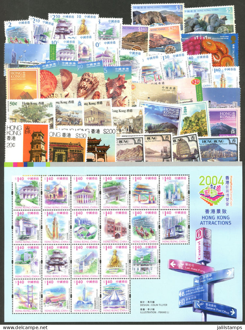 HONG KONG: Attractive Lot Of Stamps, Sets And Souvenir Sheets, Very Thematic, All MNH And Of Excellent Quality, High Cat - Otros & Sin Clasificación