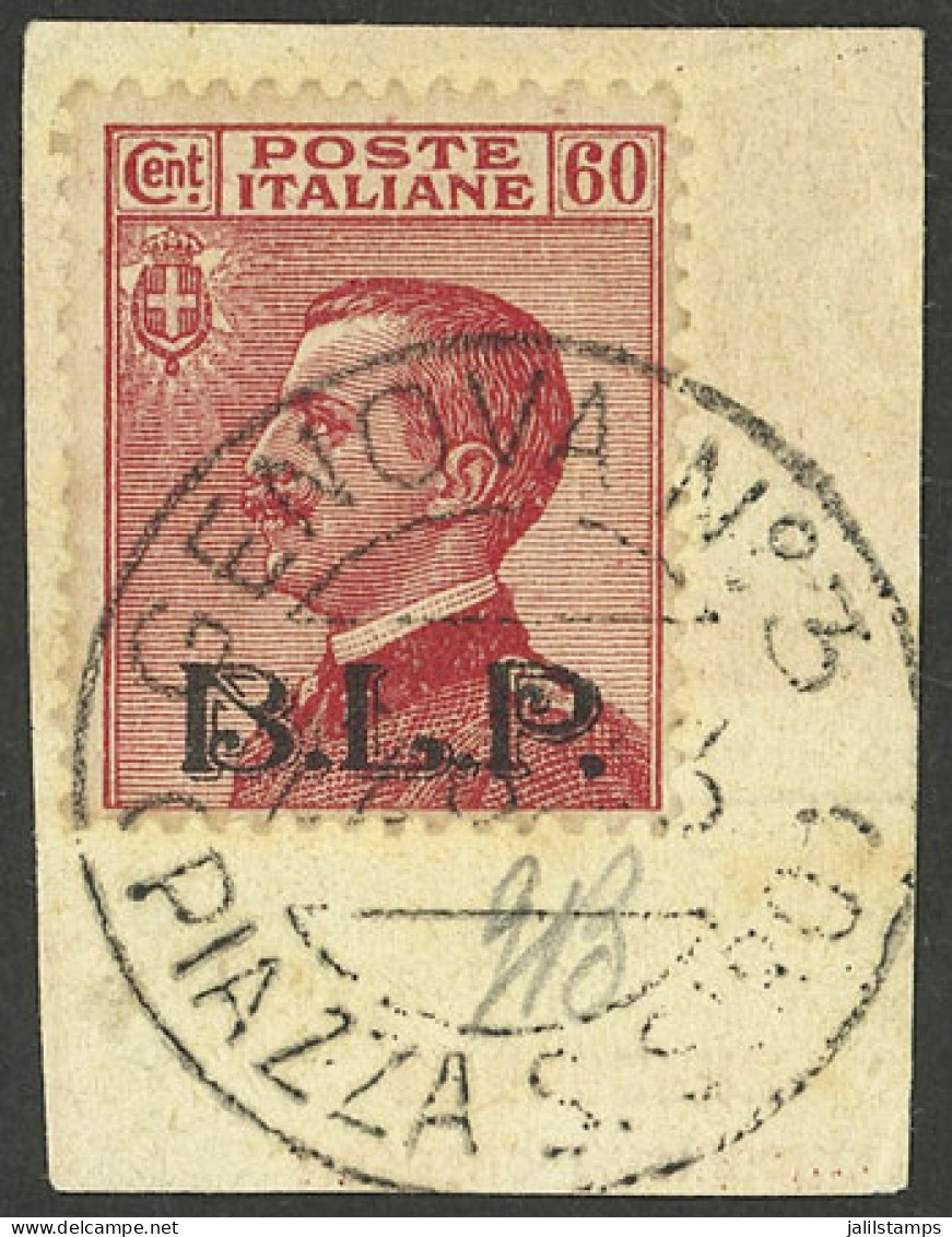 ITALY: Sc.B15, 60c. Carmine, Used On Fragment, Excellent Quality! - Ohne Zuordnung