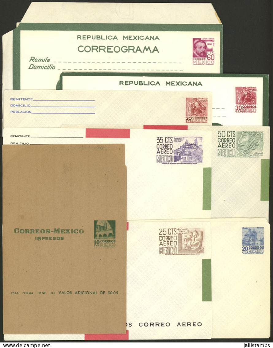 MEXICO: Lot Of 8 Varied Postal Stationeries, Unused, VF General Quality! - Mexico