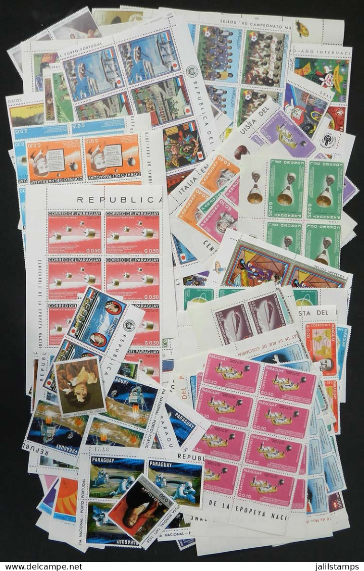 PARAGUAY: Large Group Of MNH Sets, Very Thematic, Including Sheets, Blocks Etc. All Of Very Fine Quality, HIGH CATALOGUE - Paraguay