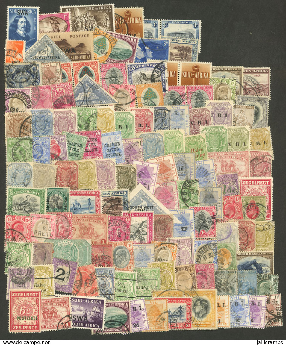 SOUTH AFRICA + STATES: Interesting Lot Of Varied Stamps, Used Or Mint (they Can Be Without Gum), In General Of Fine Qual - Unclassified