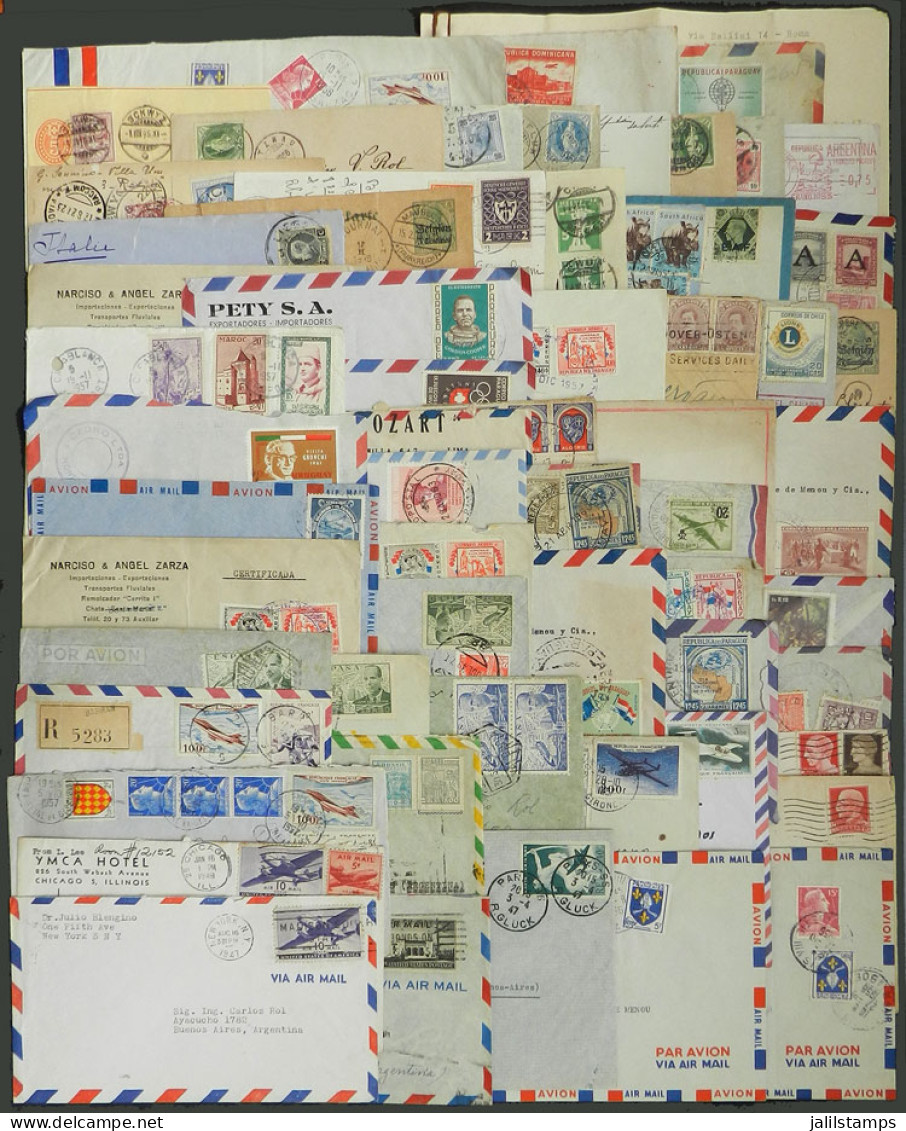 WORLDWIDE: Lot Of About 57 Covers, Cards Etc. Of Varied Countries And Periods, Mixed Quality (some Of Very Fine Quality, - Lots & Kiloware (max. 999 Stück)