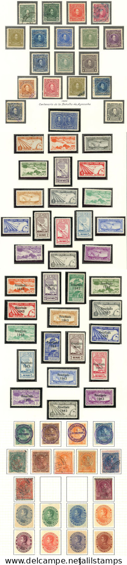 VENEZUELA: Collection In Album (up To Circa 1968), With Used Or Mint Stamps, In General Of Fine To Very Fine Quality (th - Venezuela