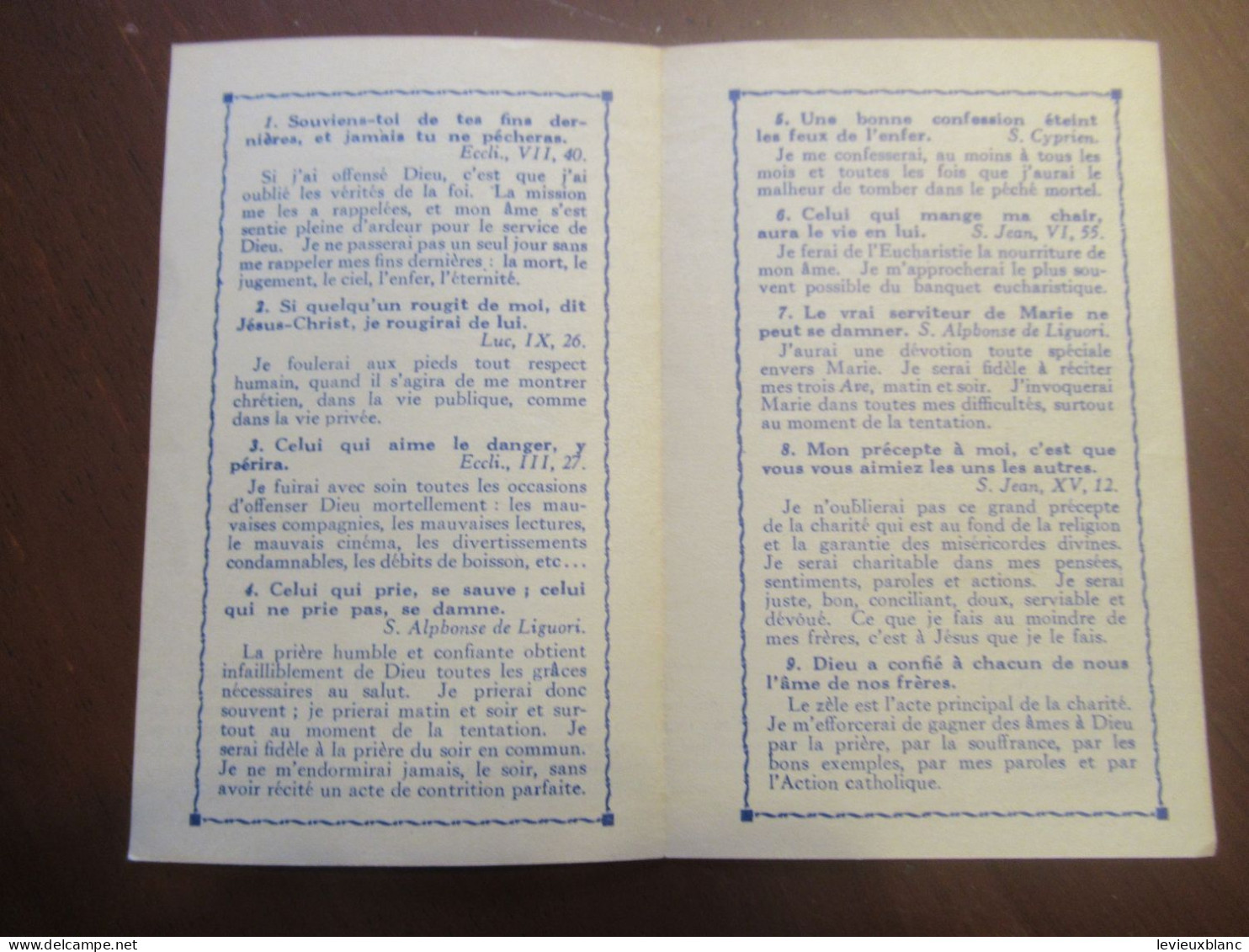 Image Religieuse/ Souvenir De La Mission /Pères  Rédemptoristes/ND Du Perpétuel Secours/Québec/1945  IMP167 - Religion &  Esoterik