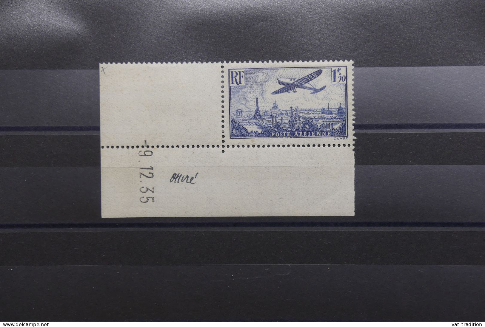 FRANCE - N° 9 PA * Signé Par Le Graveur Achille OUVRé Sur Bord De Feuille - Très Rare - A 918 - Unused Stamps