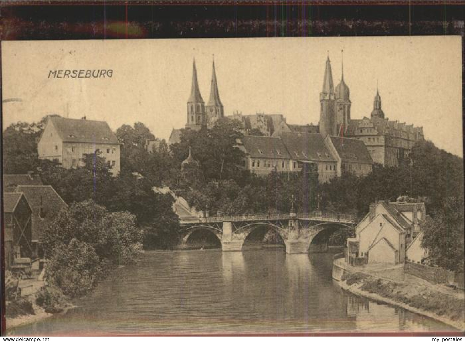 41400426 Merseburg Saale Schloss Waterloobruecke Merseburg - Merseburg