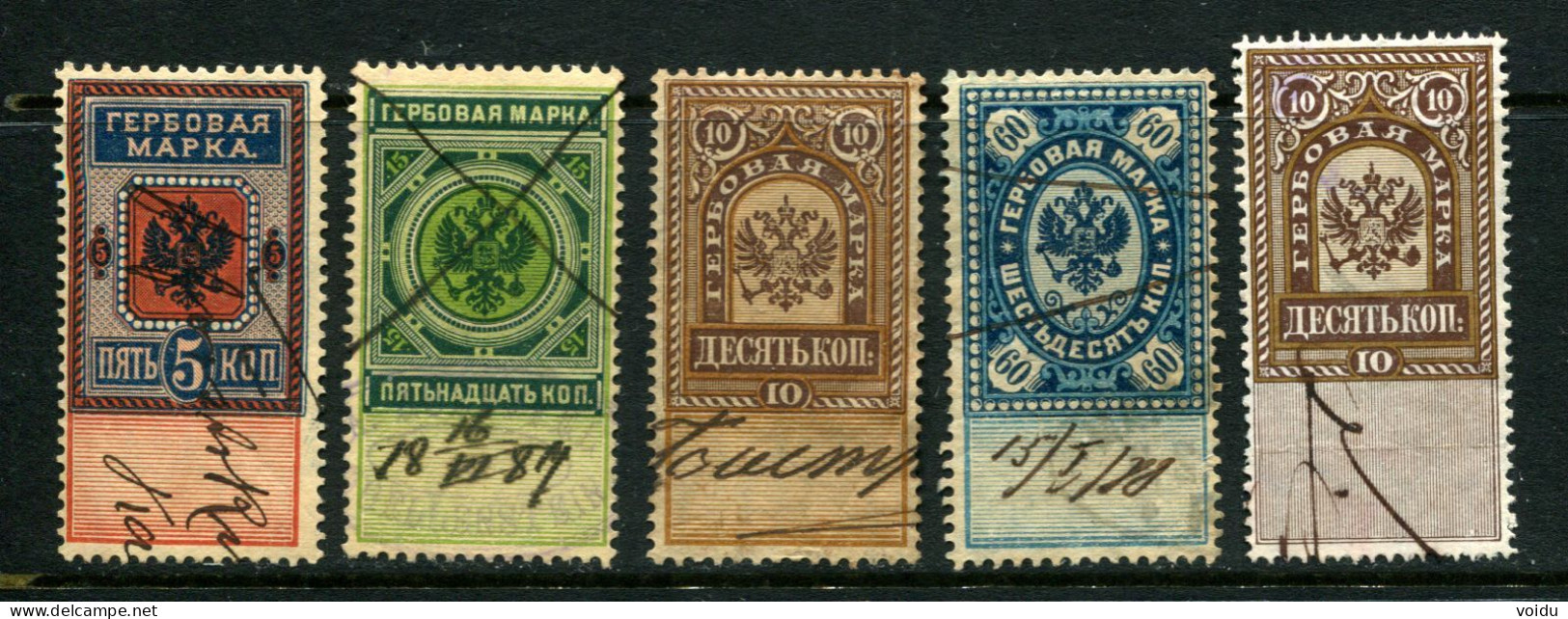 Russia Revenue Stamps - Steuermarken