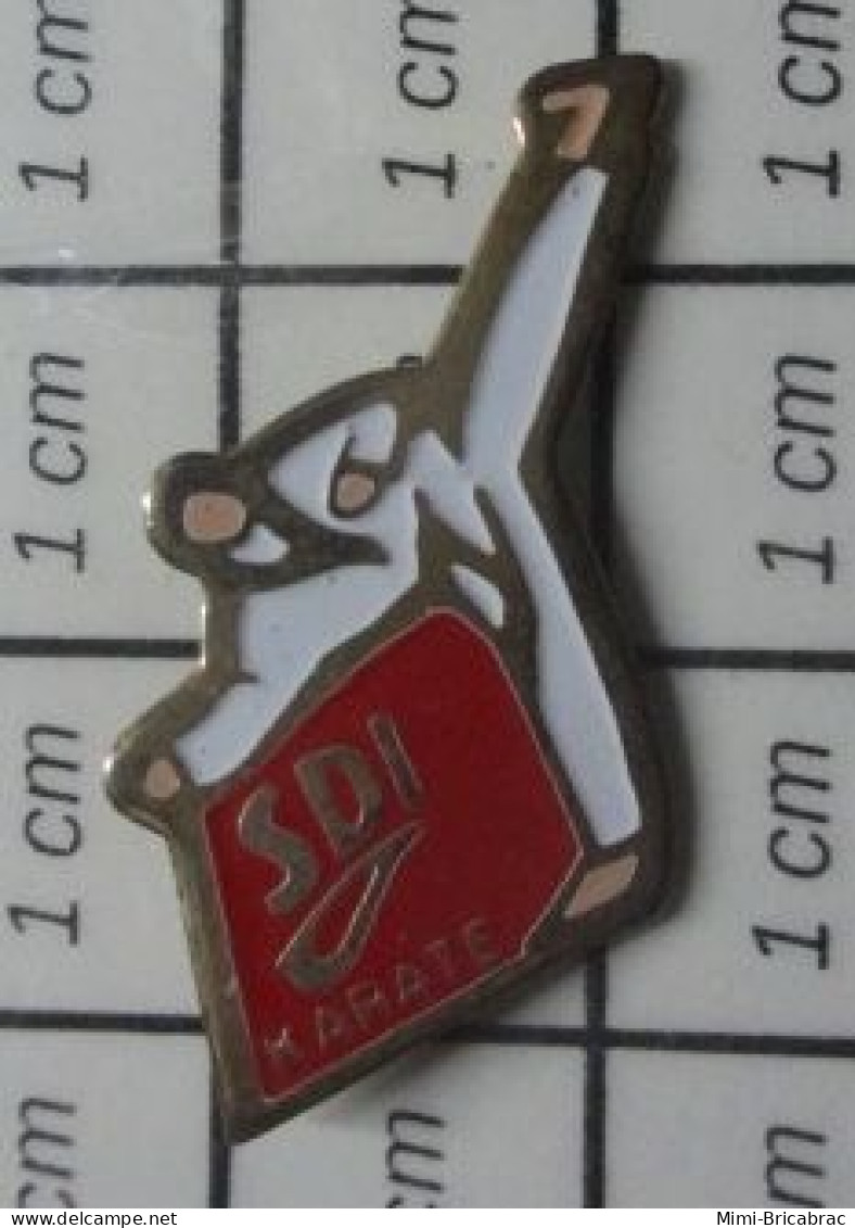 1719 Pin's Pins / Rare Et De Belle Qualité !!! THEME SPORTS / JUDO KARATE JUDO CLUB SDI - Judo