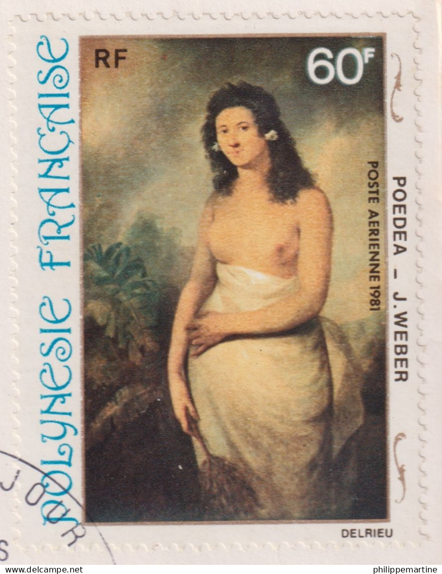 Polynésie Française 1981 - Poste Aérienne YT 164 (o) Sur Fragment - Gebraucht