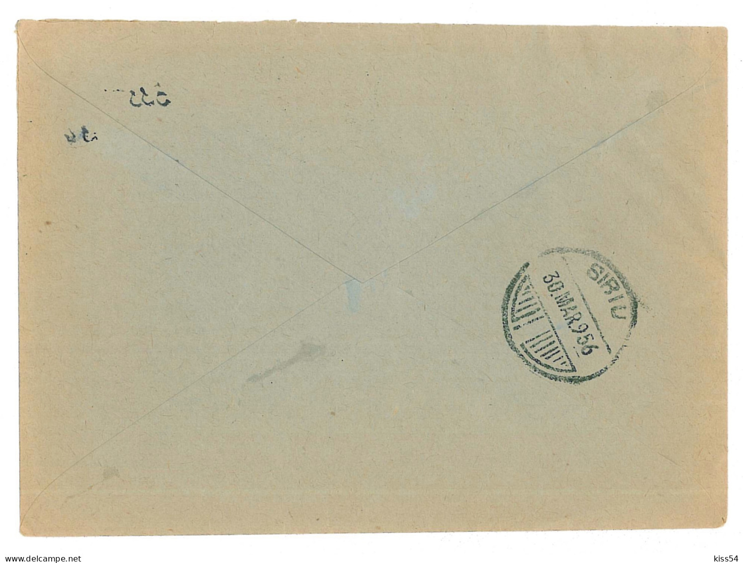 CIP 11 - 33-a Bucuresti - REGISTERED Cover - 1956 - Covers & Documents