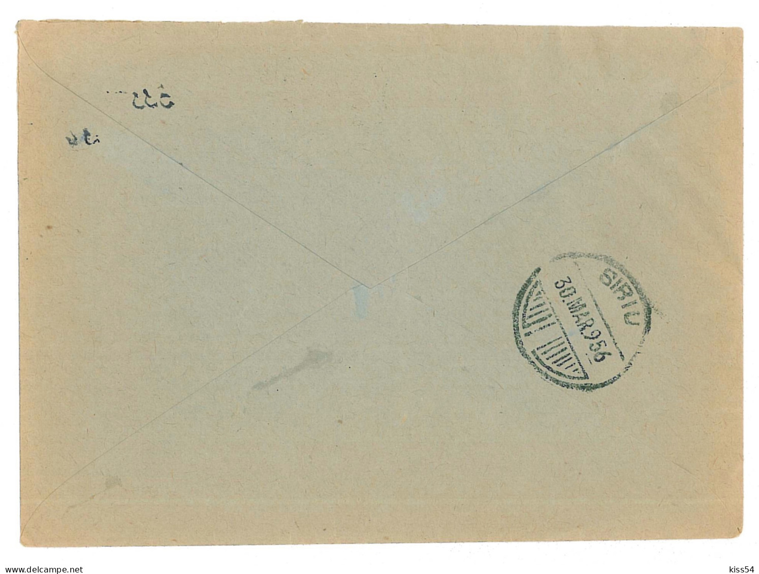 CIP 11 - 33-a Bucuresti - REGISTERED Cover - 1956 - Storia Postale