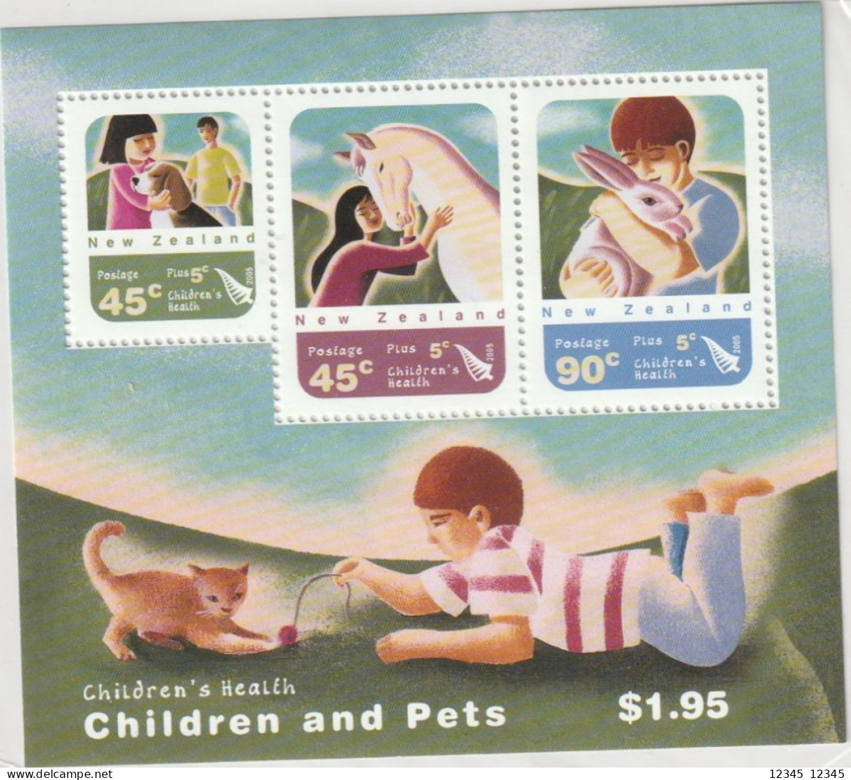 Nieuw Zeeland 2005, Postfris MNH, Children And Pets - Ungebraucht