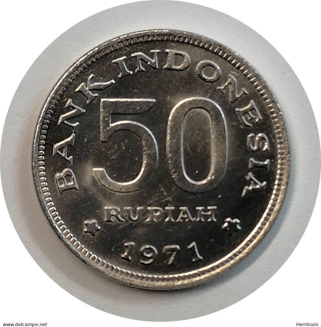 Monnaie Indonésie - 1971 - 50 Rupiah - Indonesië