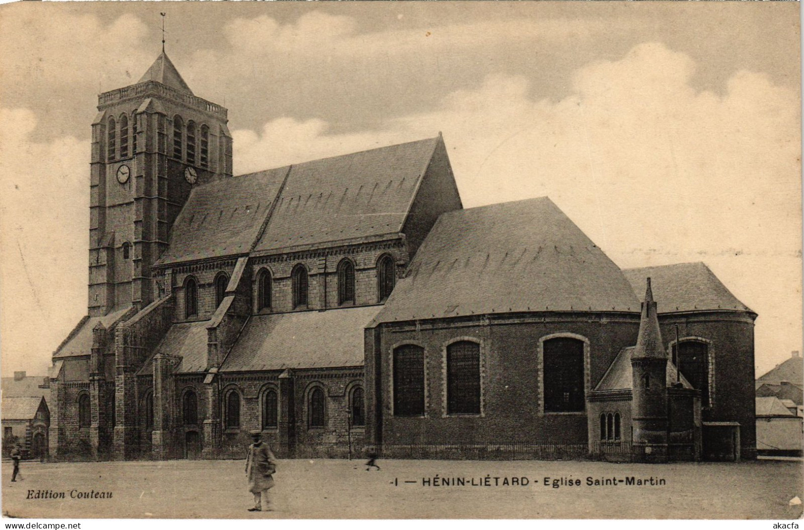 CPA Hénin-Liétard Eglise St-Martin (1278644) - Henin-Beaumont