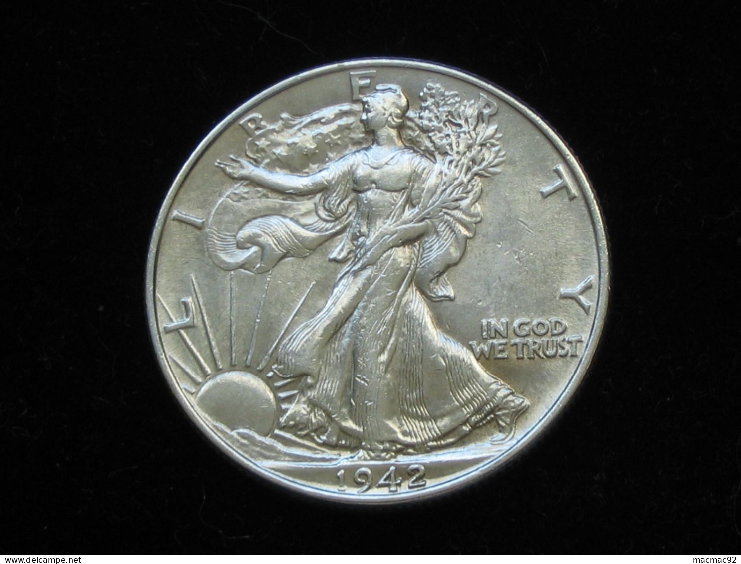 ETATS-UNIS - Half Dollar Liberty Walking 1942 - SUPERBE  MONNAIE   **** EN ACHAT IMMEDIAT **** - 1916-1947: Liberty Walking