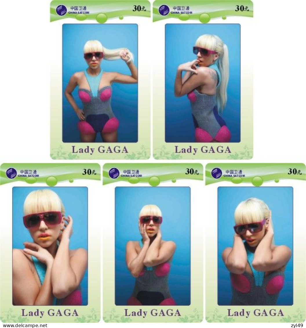 M14021 China phone cards LADY GAGA 418pcs