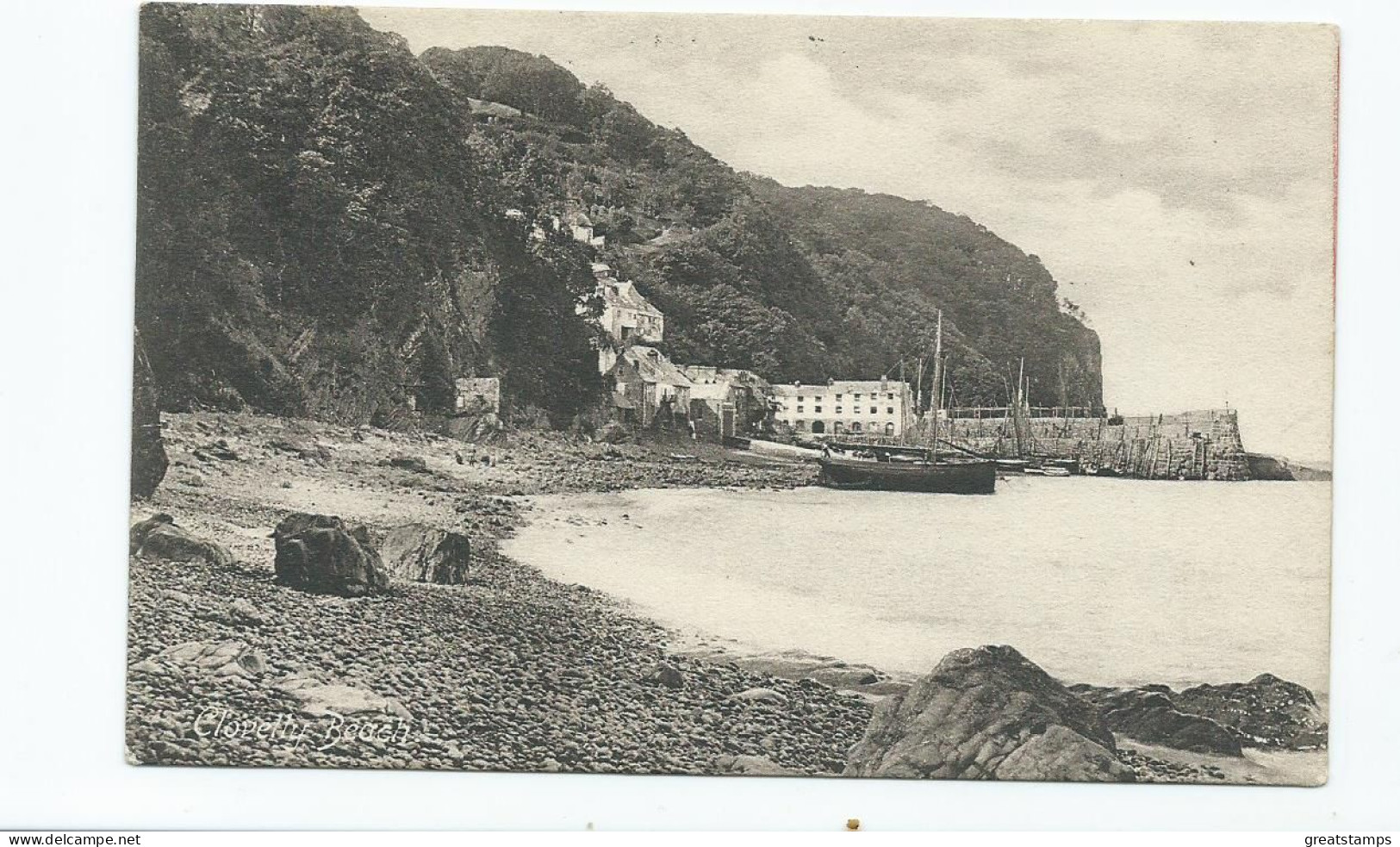 Devon Clovelley Beach Frith's    Unused Postcard - Clovelly