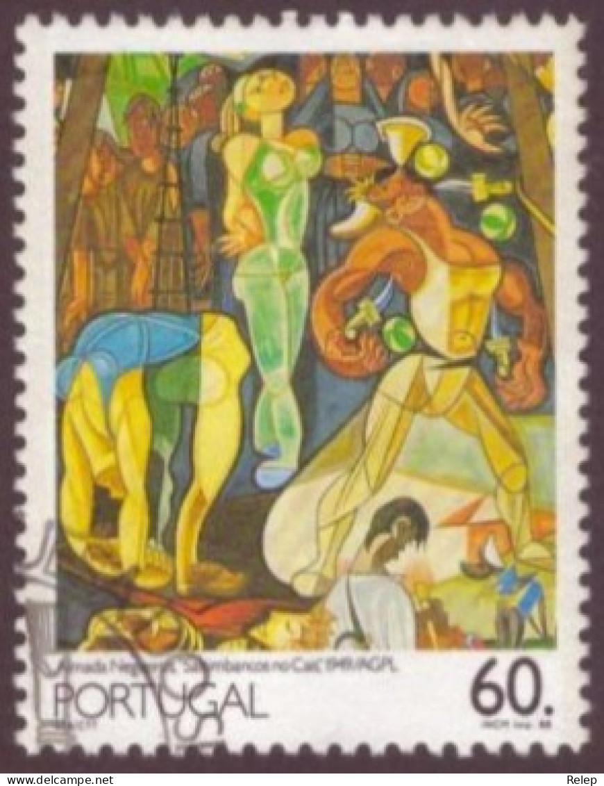 1988-N°1852 60$00 Pintura Portuguesa Sec XX / Paintings Of The 20th Century -TB- - Usado