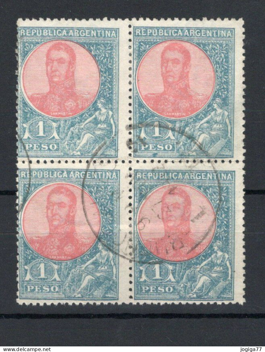 Argentine - Bloc De 4 N° 147 Oblitéré - Used Stamps