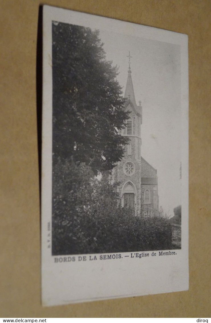 Membre,l'église,belle Oblitération De Alle Sur Semois,1902, Pour Collection - Vresse-sur-Semois