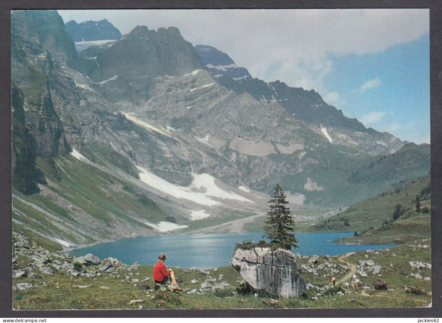 120854/ BRAUNWALD, Oberblegisee Mit Glärnischkette - Braunwald