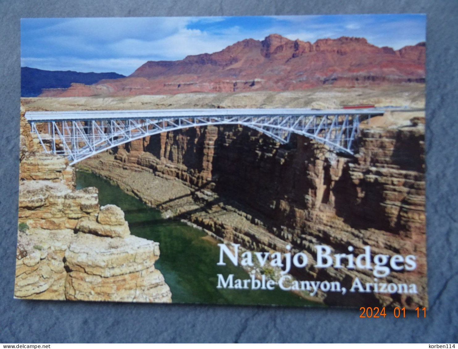 NAVAJO BRIDGES MARBLE CANYON - Other & Unclassified