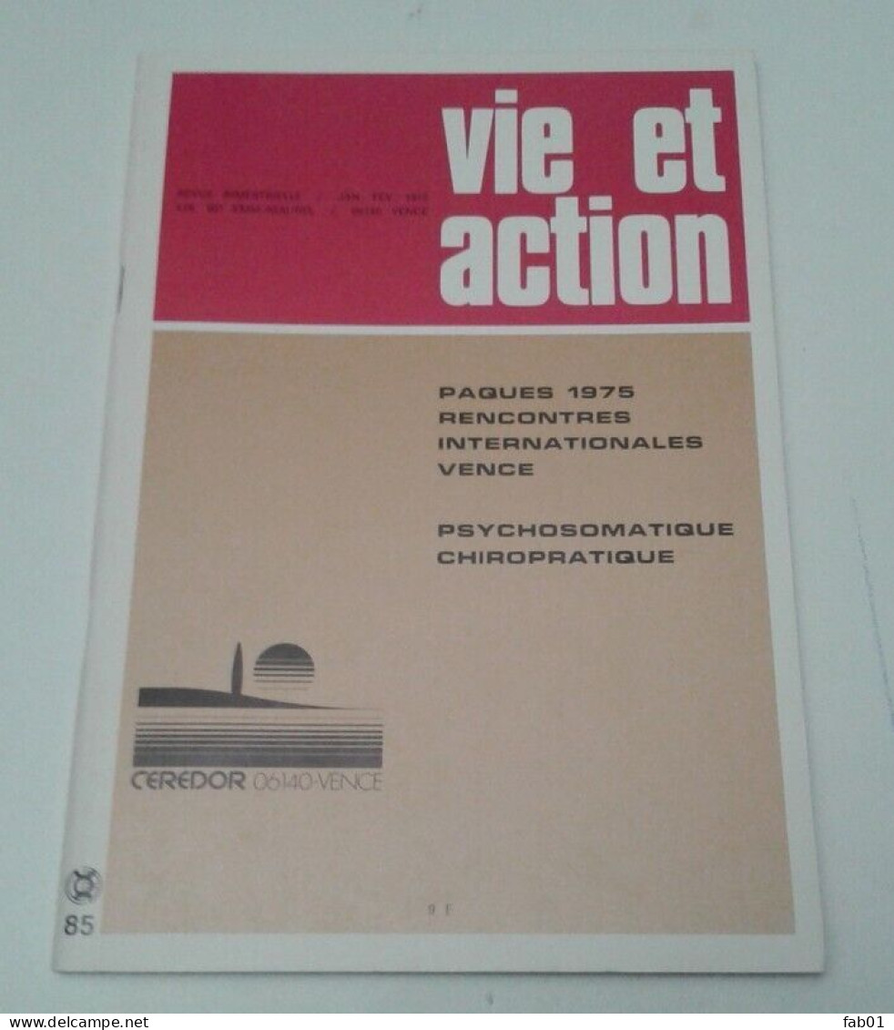 Naturopathie: Vie Et Action (1975 -méthodes Naturelles,remèdes,incurables...). - Medizin & Gesundheit