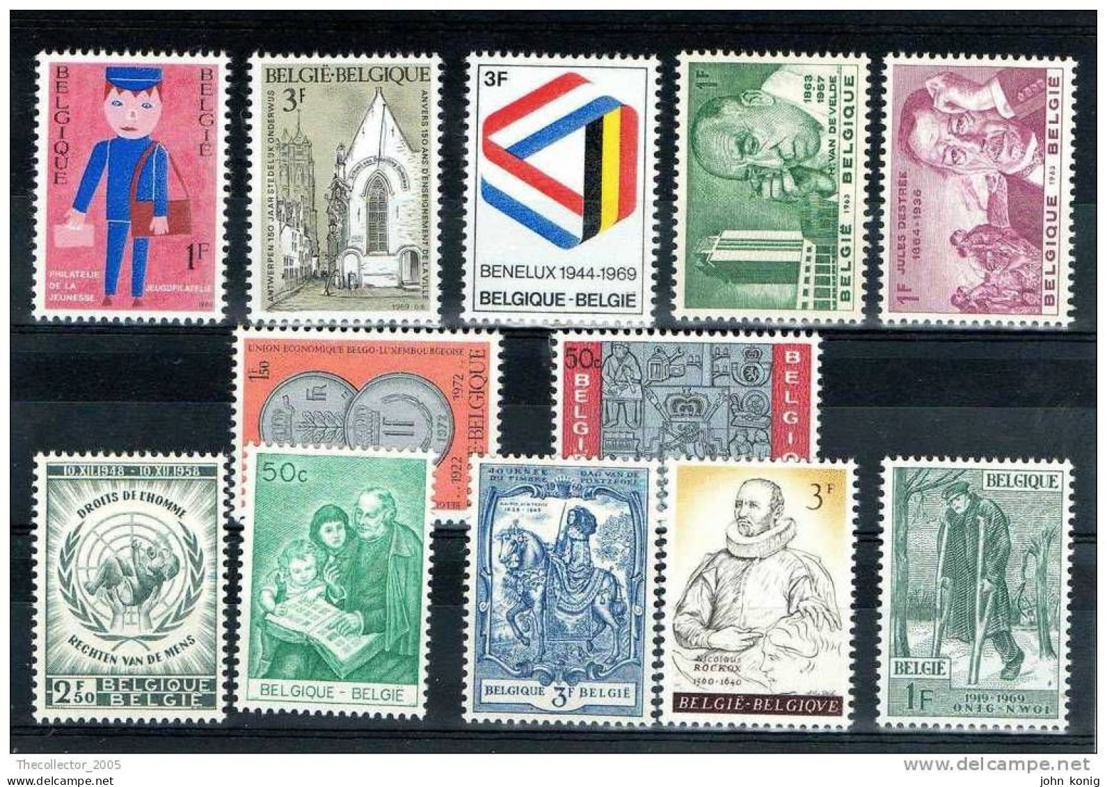 LOTTO FRANCOBOLLI-STAMPS LOT - BELGIO-BELGIUM-BELGIQUE-BELGIE - Collections