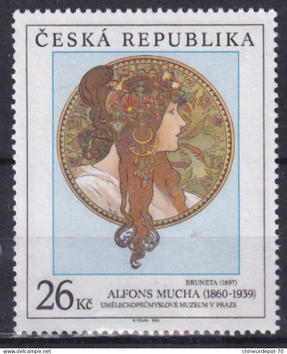 Ceska Republika Alfons Mucha Tchéquie  Neufs Sans Charnieres ** - Neufs