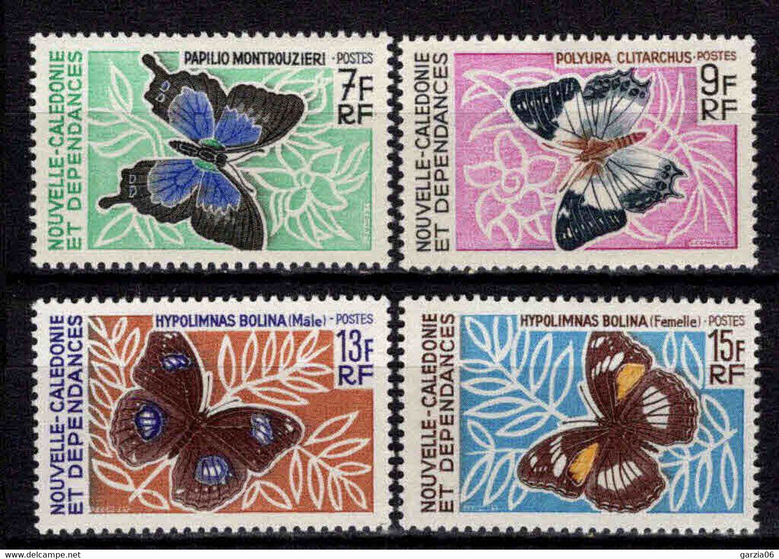 Nouvelle Calédonie  - 1967 -  Papillons- N° 341 à 344 - Neufs ** - MNH - Ungebraucht